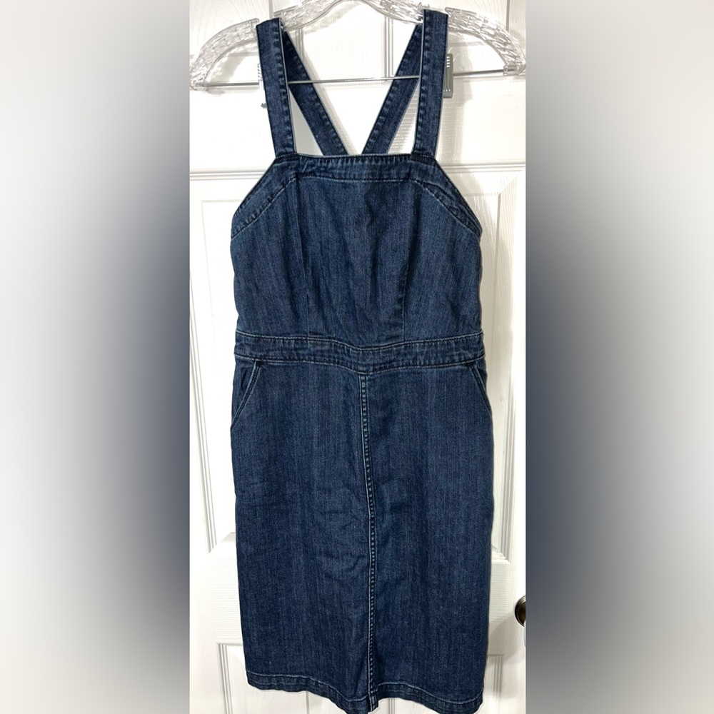 Universal Thread Skirtall Overall Dress Overall Skirt Denim Mini Dress Y2K M